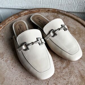 NWT Enzo Tesoti Ivory Slides